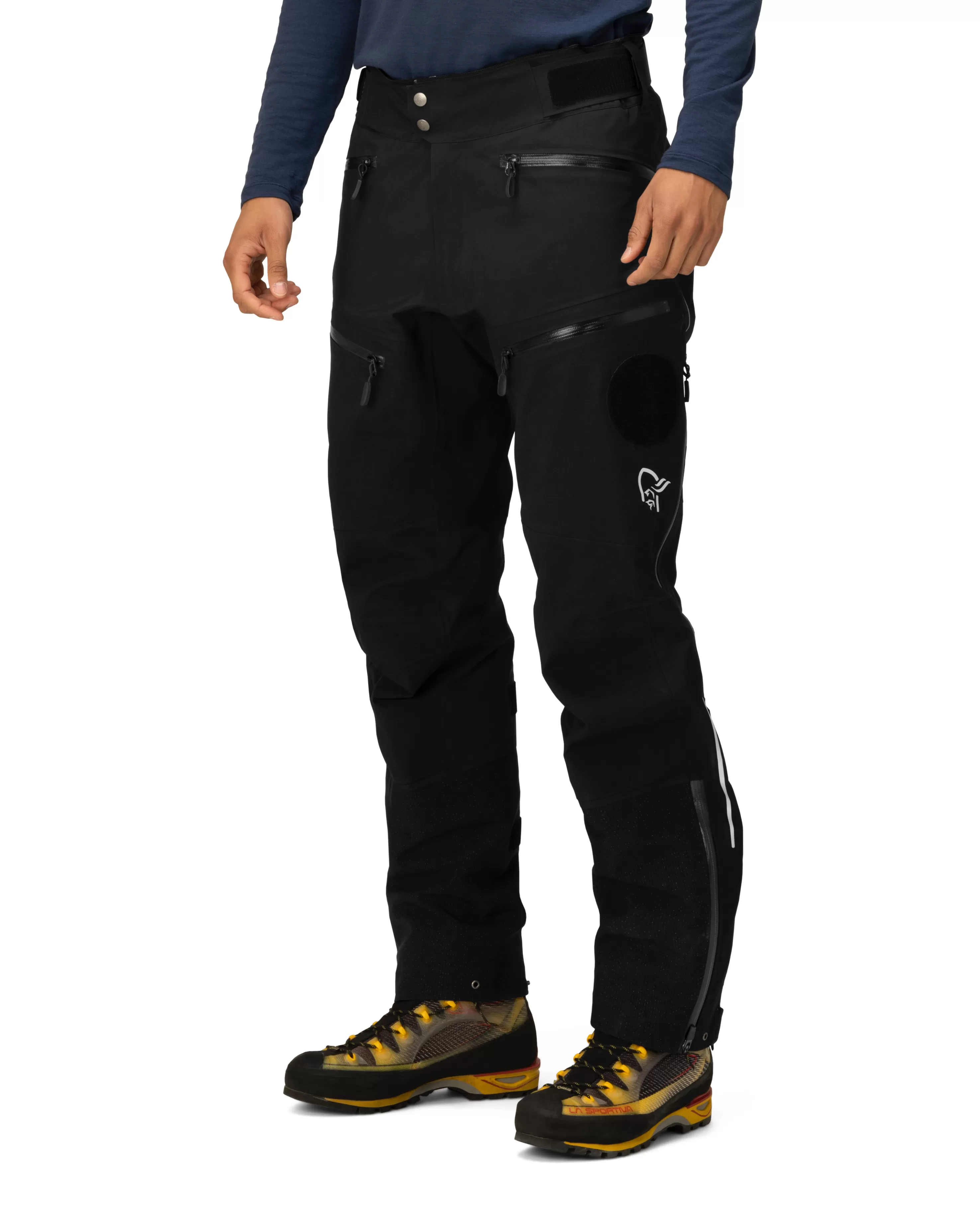 Discount Norrøna Trollveggen Gore-Tex Pro Rescue Pants Unisex Caviar Black