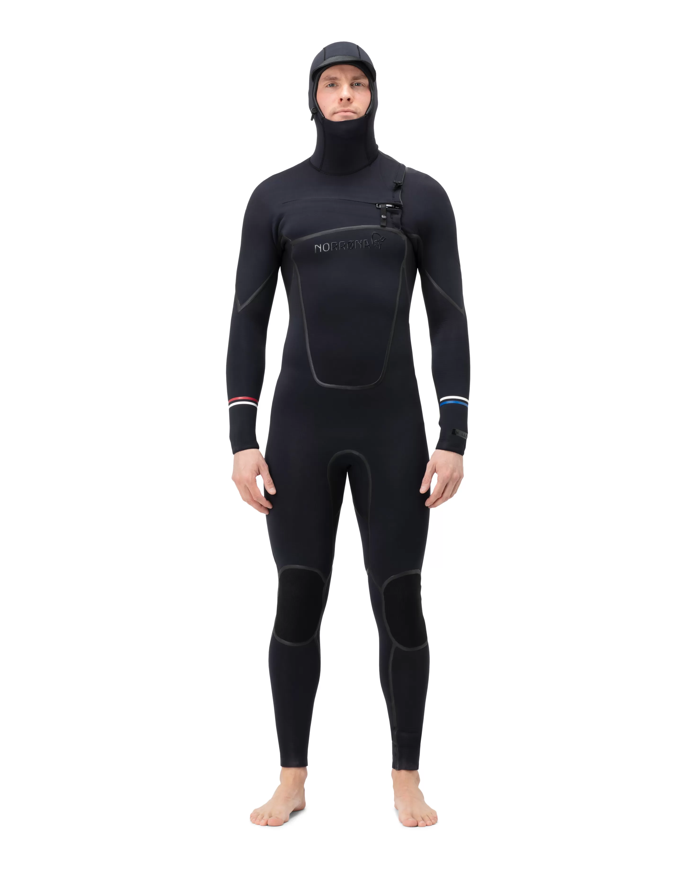 Discount Norrøna Unstad 5.5/5/4 Hooded Wetsuit M's Caviar Black